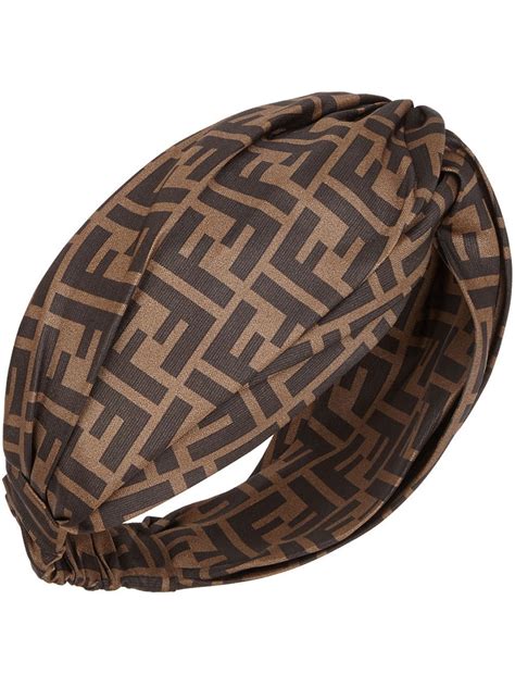 fendi logo headband|fendi headband women.